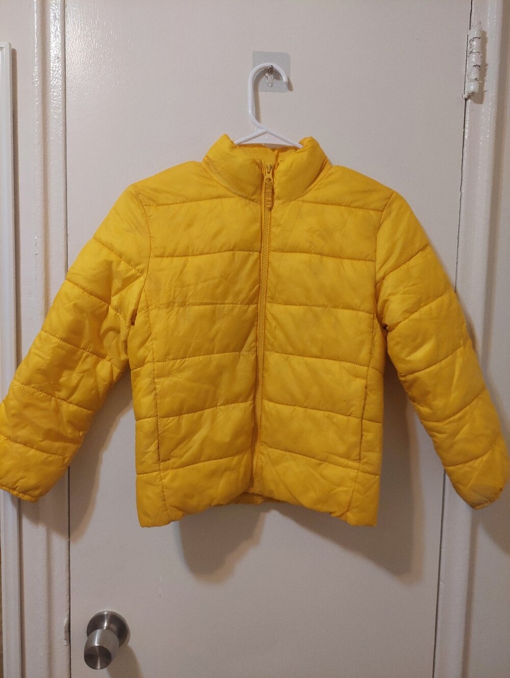 The Children’s Place Kids Yellow Puffer Jacket Size M 7/8